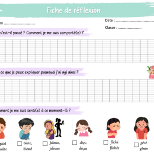 Fiche de réflexion