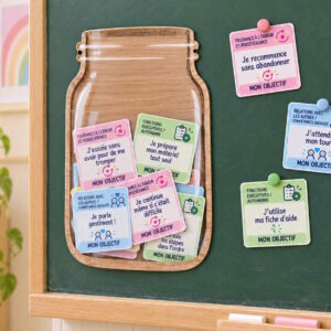 Cartes "JE" pour pot à récompenses