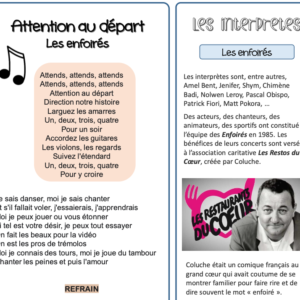Une année de chants cycle 3