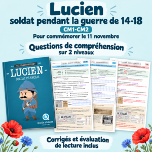 Lucien, soldat pendant la guerre de 14-18 pour la commémoration du 11 novembre